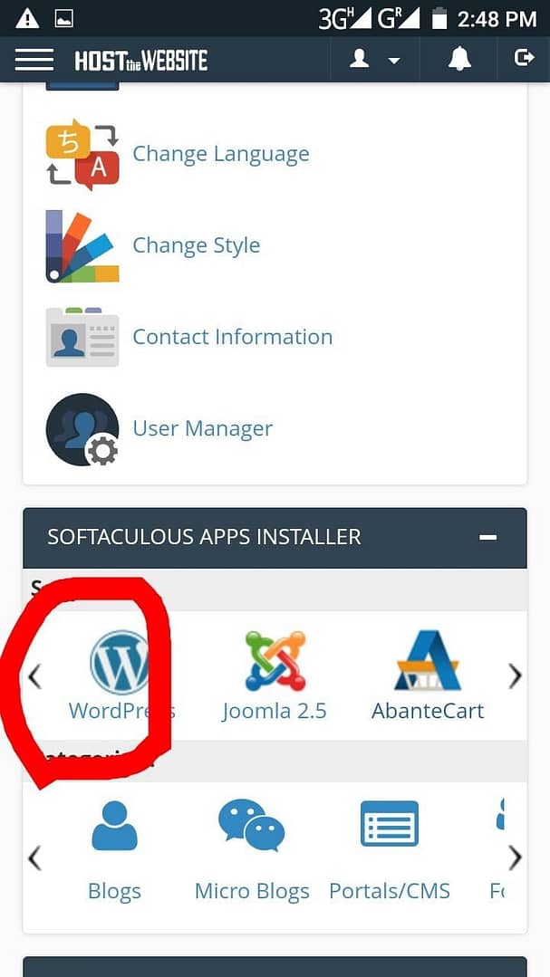 cpanel